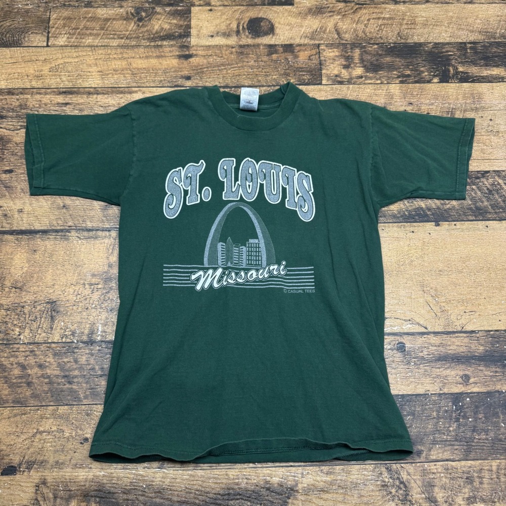 Fruit‎ of the Loom St. Louis Missouri Graphic Tee Casual Cotton L READ